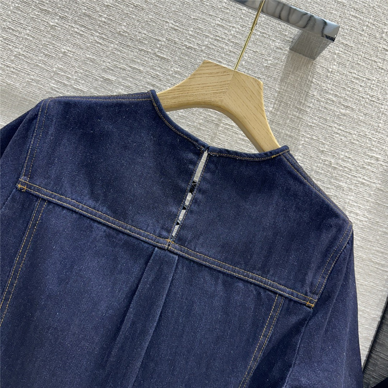 Alexander mcqueen denim mini dress replica designer clothes