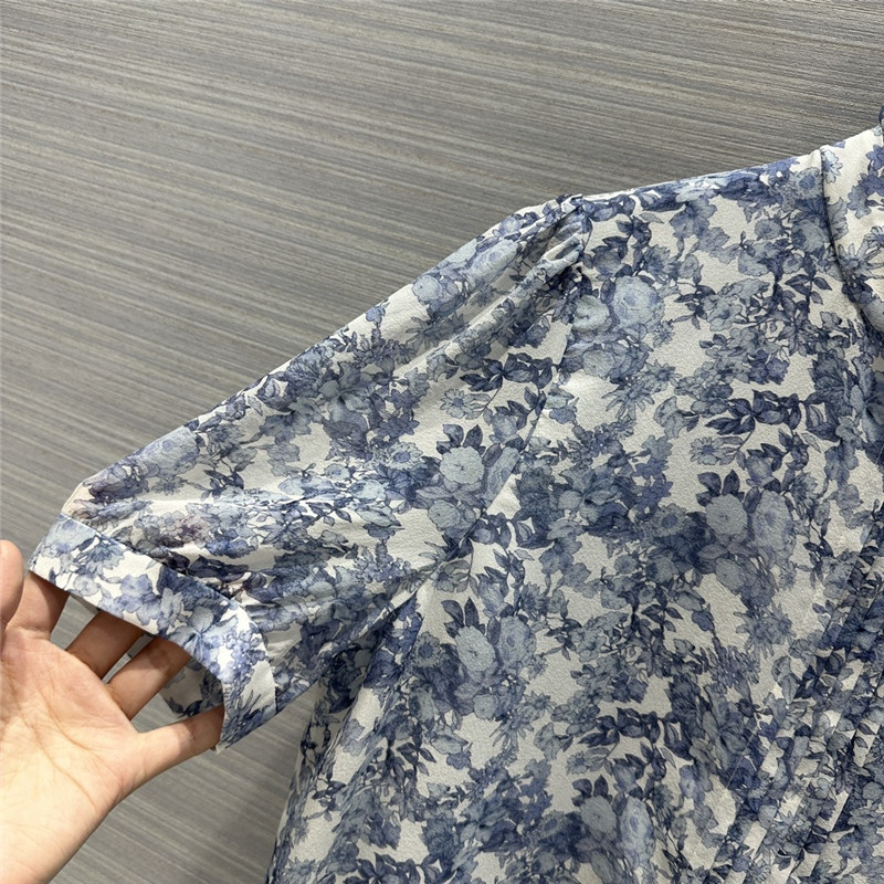 celine retro French elegant silk shirt replicas clothes