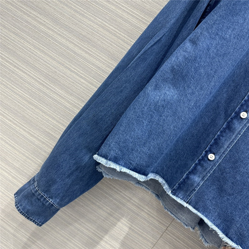 miumiu denim short shirt replica designer clothes