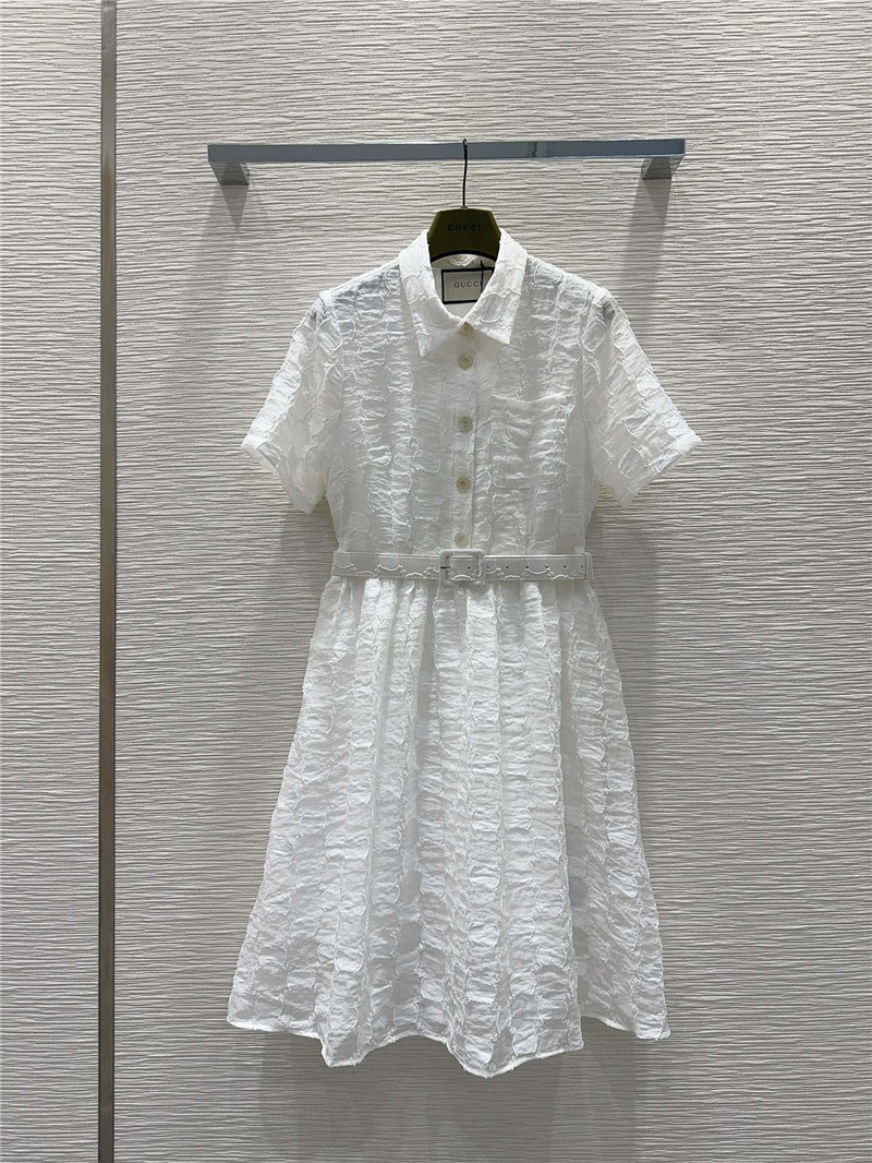 Gucci semi-sheer series shirt dress replica clothing