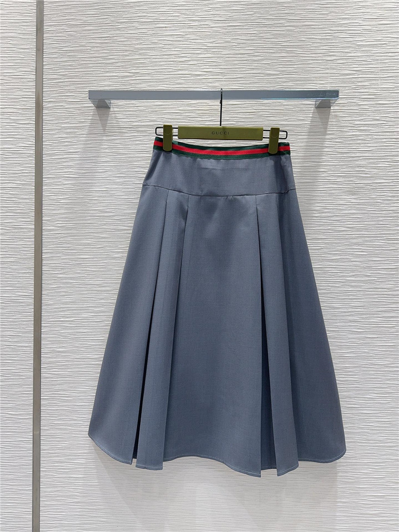 Gvc*1 preppy shirt top + pleated skirt set replica clothes