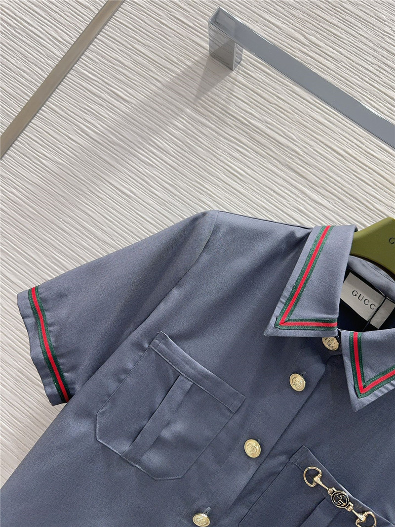 Gvc*1 preppy shirt top + pleated skirt set replica clothes