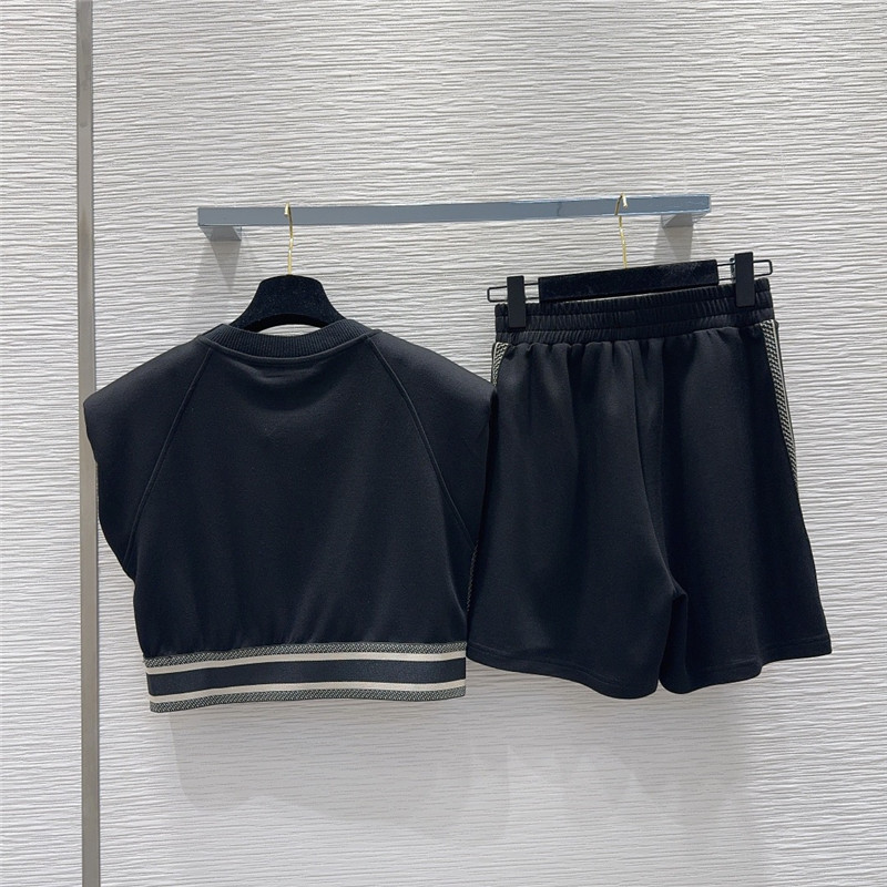 D10r chopped shoulder sleeve suit replica designer clothes