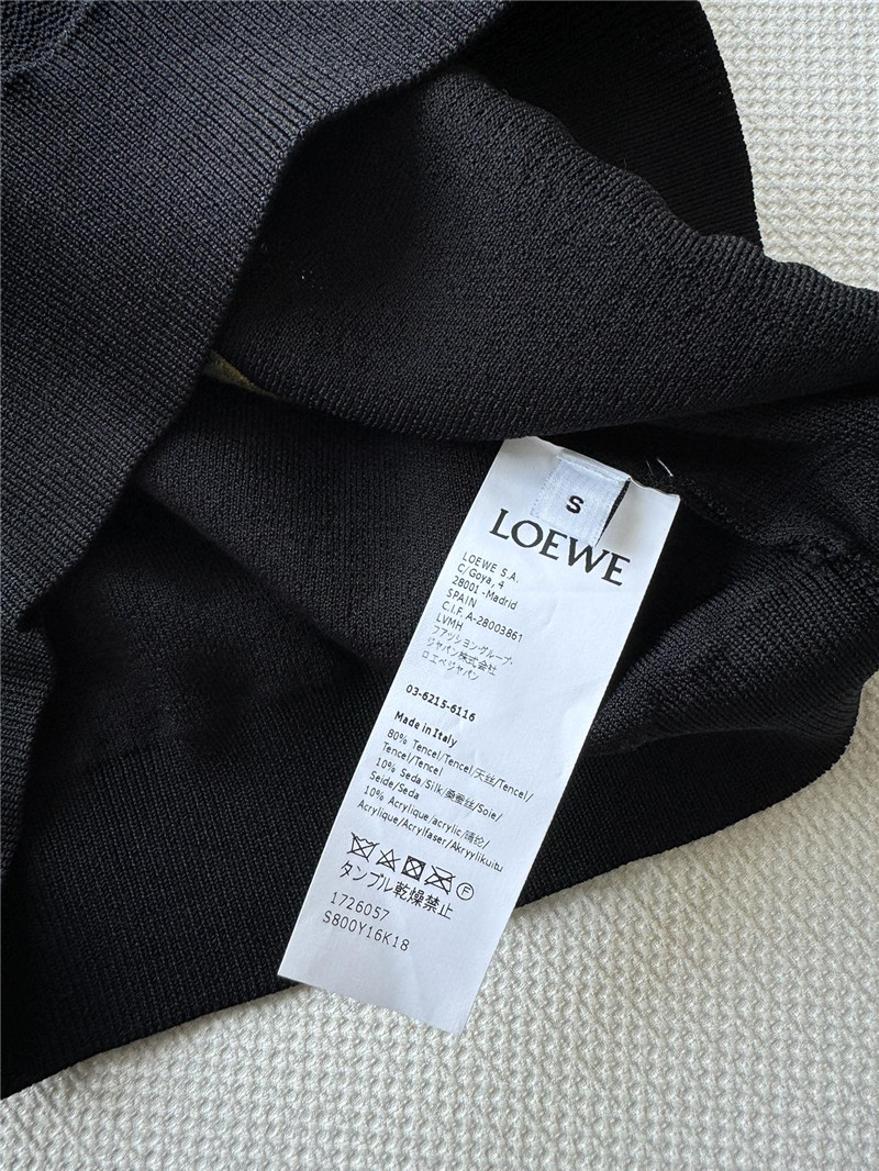 L0ew* heavy industry embroidery pattern t-shirt replicas clothes