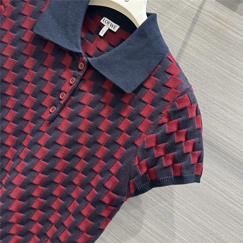 L0ew* knitted short sleeve topcheap replica designer clothes