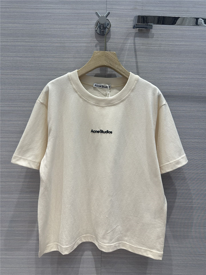 acne studios foam monogram T-shirt replica clothing sites