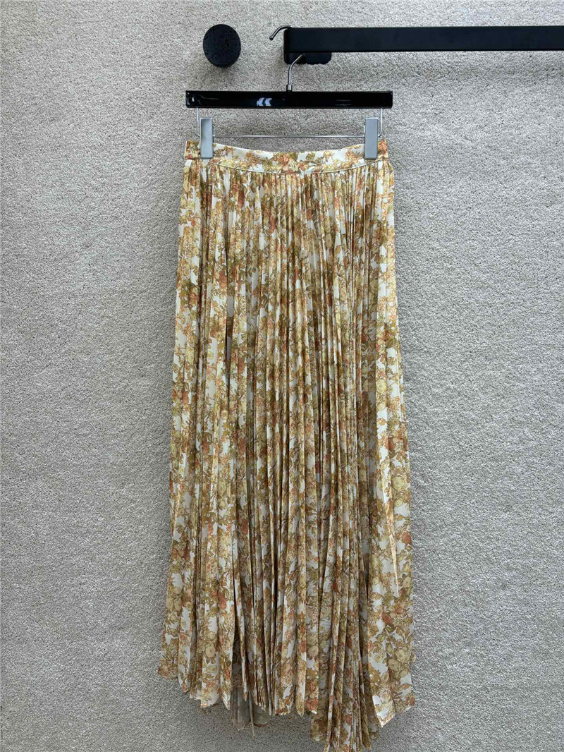 celine irregular pleated long skirt replicas clothes