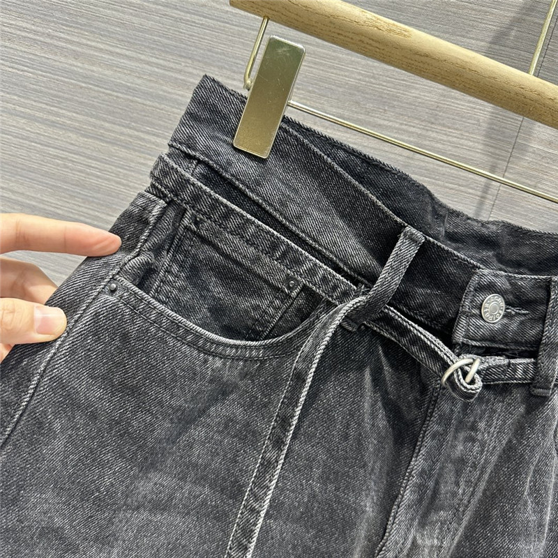 acne studios washed denim shorts cheap replica designer clothes