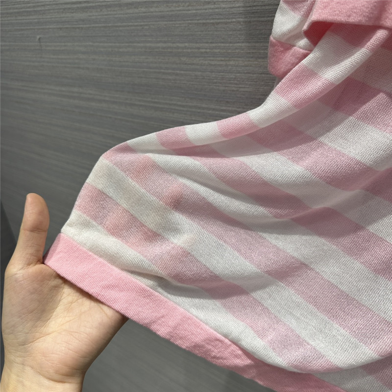 Ch**el striped knitted suspender belt replica d&g clothing