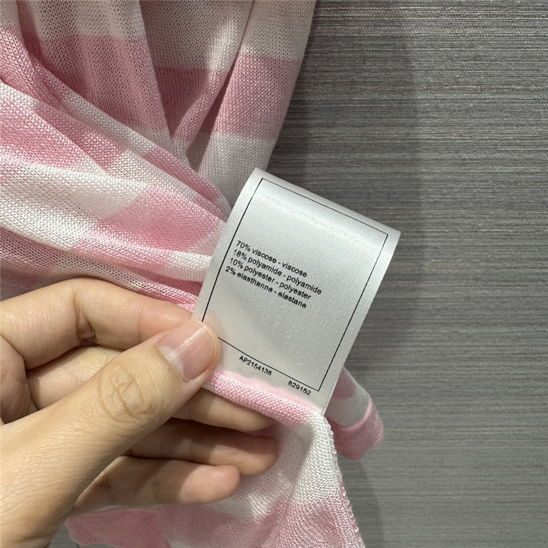 Ch**el striped knitted suspender belt replica d&g clothing