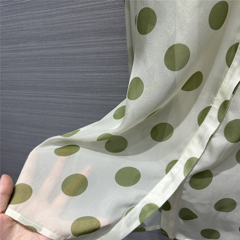 Y51 polka dot silk shirt cheap replica designer clothes