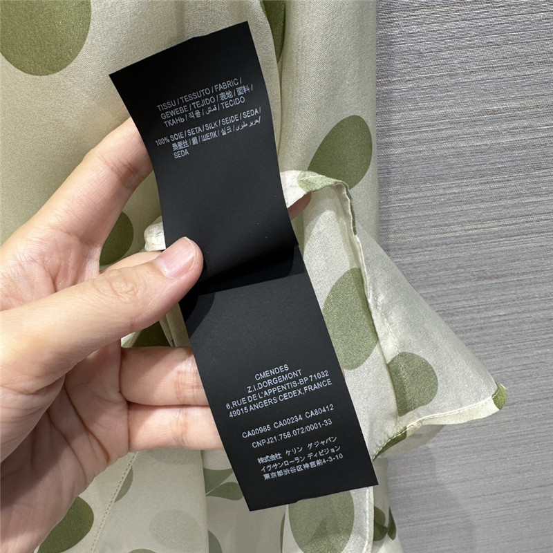 Y51 polka dot silk shirt cheap replica designer clothes