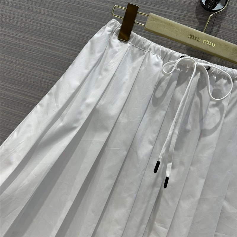 miumiu mid-length pleated skirt cheap replica designer clothes