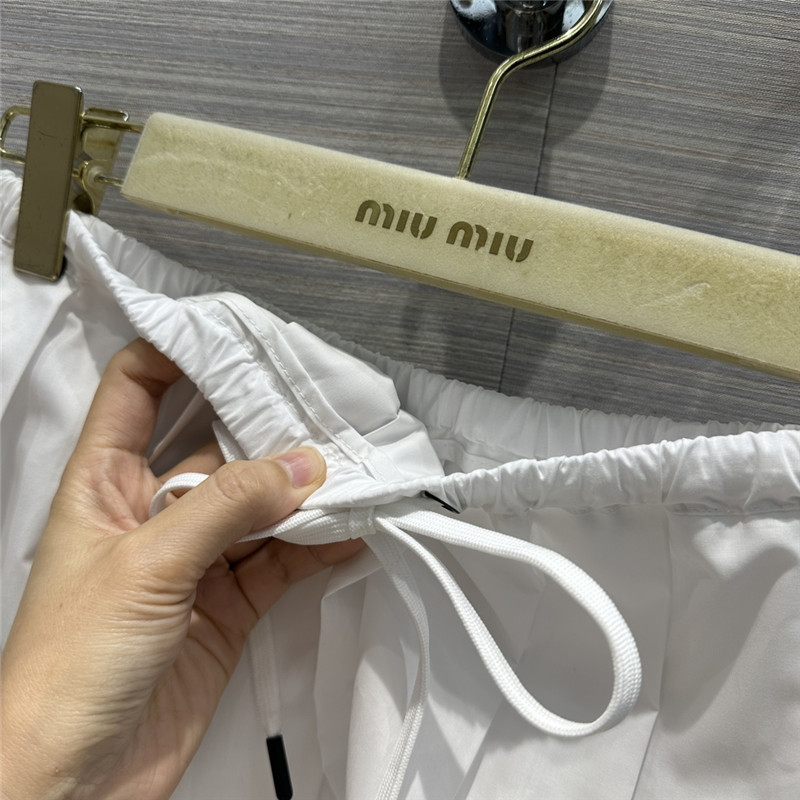 miumiu mid-length pleated skirt cheap replica designer clothes