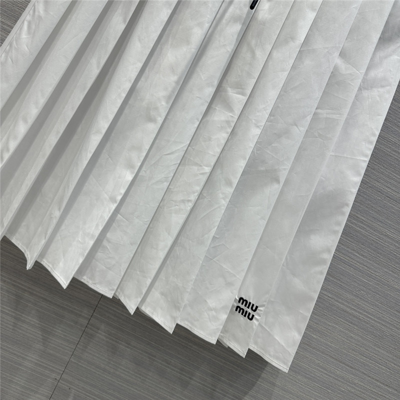 miumiu mid-length pleated skirt cheap replica designer clothes