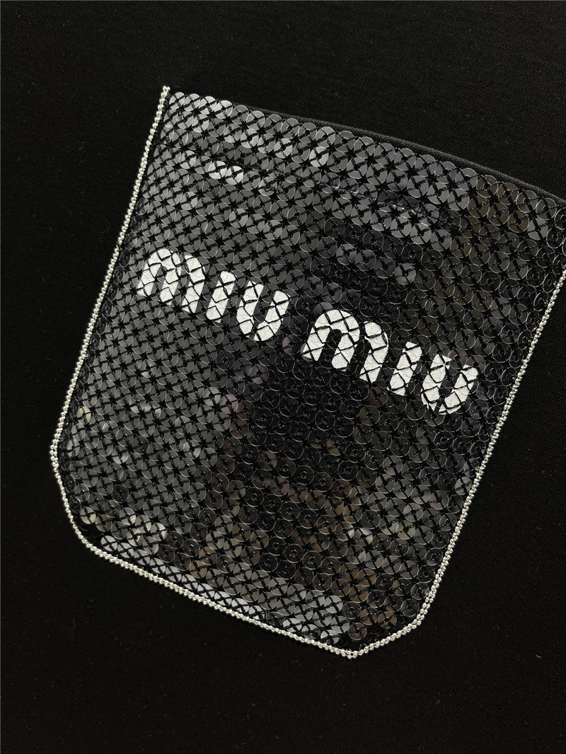 miumiu embroidered pocket sleeveless top replicas clothes