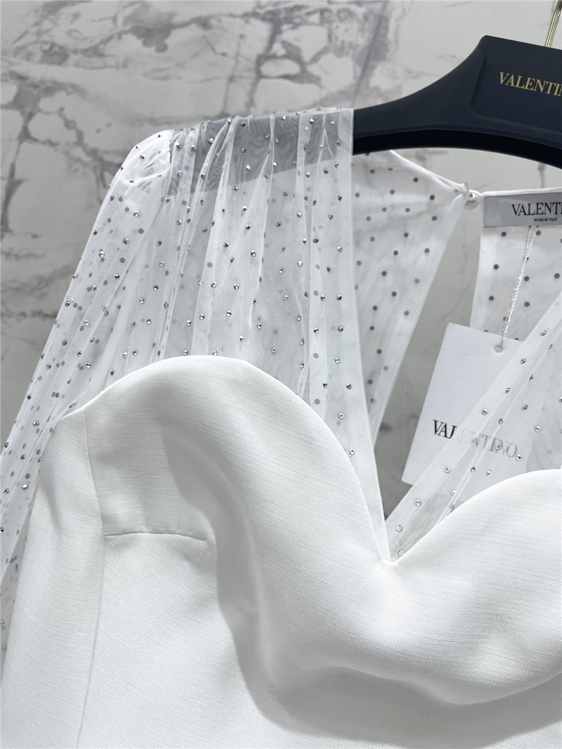 Va1e*ntin0 mesh waist dresscheap replica designer clothes