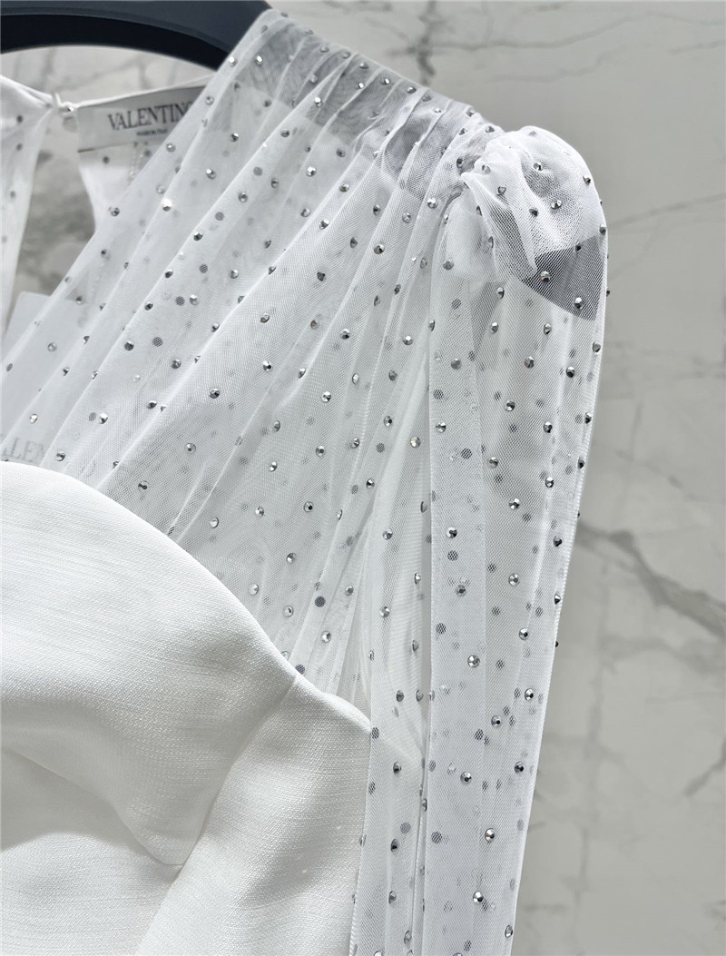 Va1e*ntin0 mesh waist dresscheap replica designer clothes