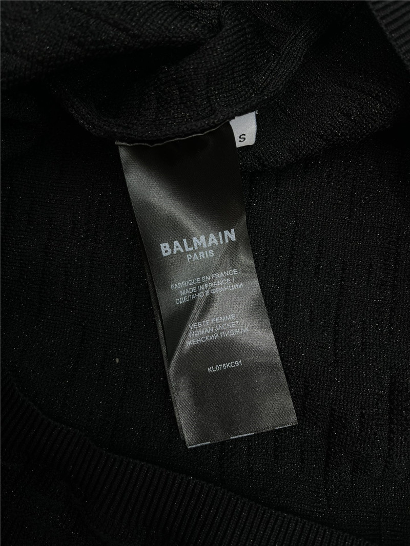 Balmain long sleeve knit dress replica clothing sites