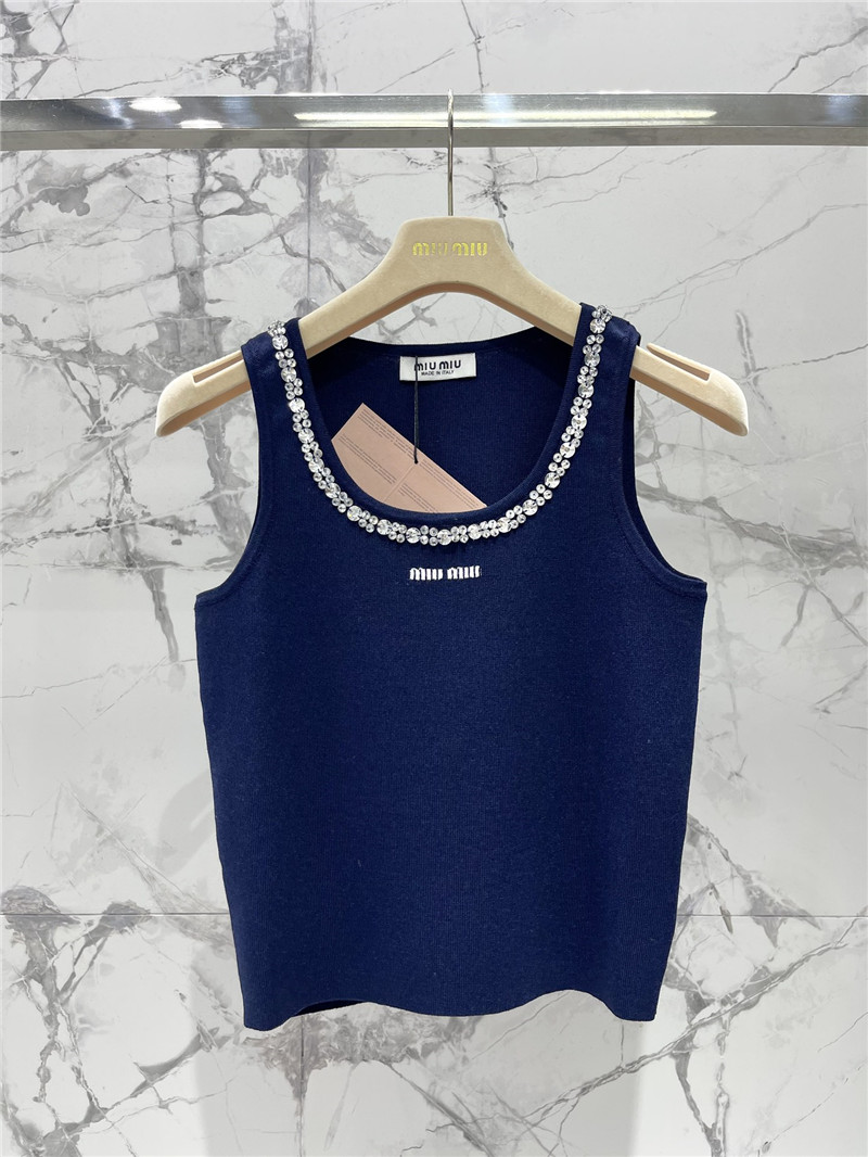 miumiu knitted vest replica designer clothes