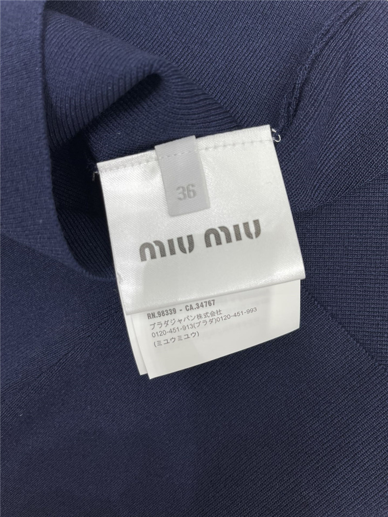 M1um1u knitted vest replica designer clothes