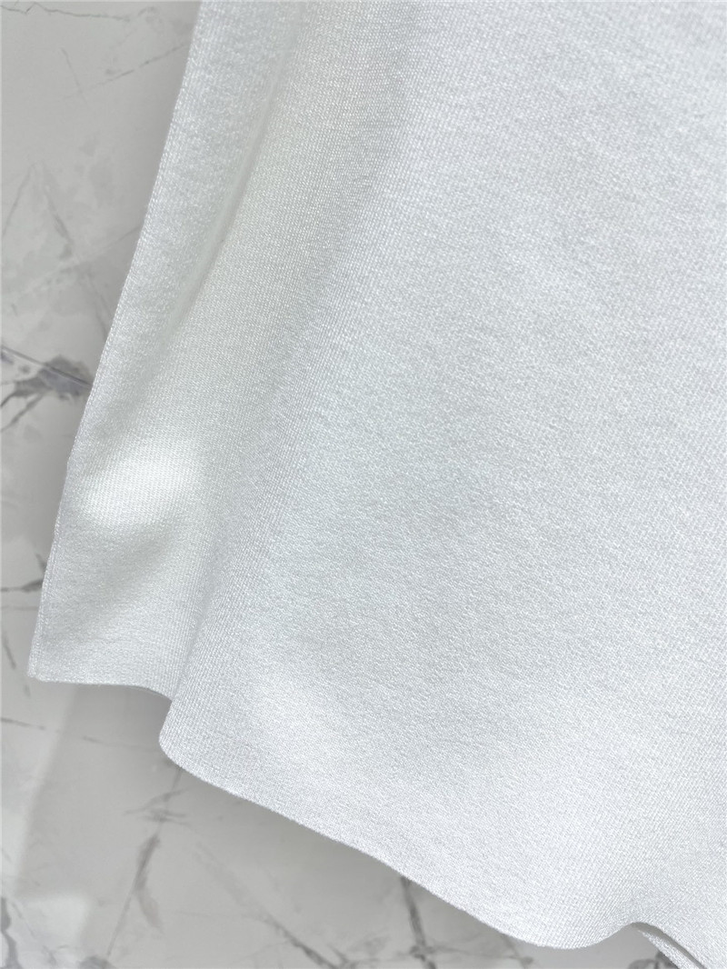 M1um1u studded u-neck knitted t-shirt replica d&g clothing