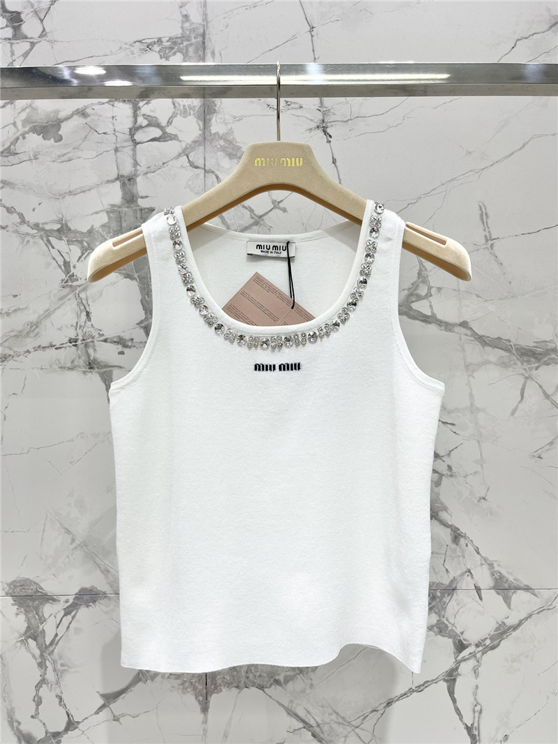 miumiu knitted vest replica designer clothes