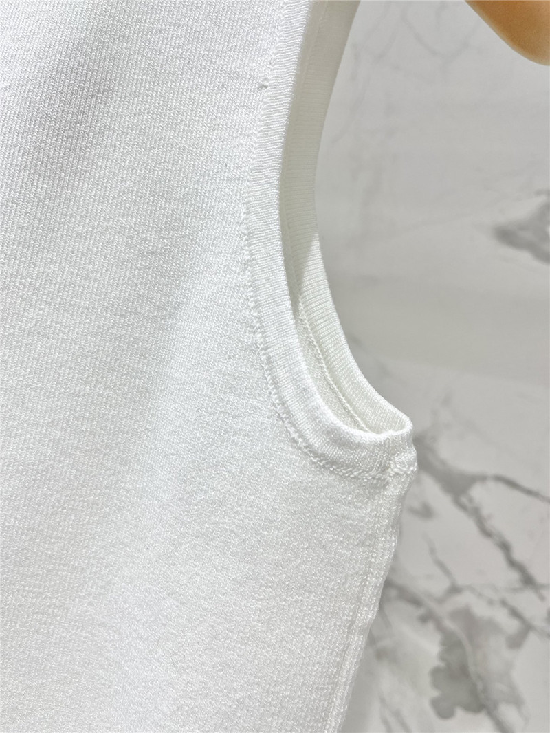 M1um1u knitted vest replica designer clothes