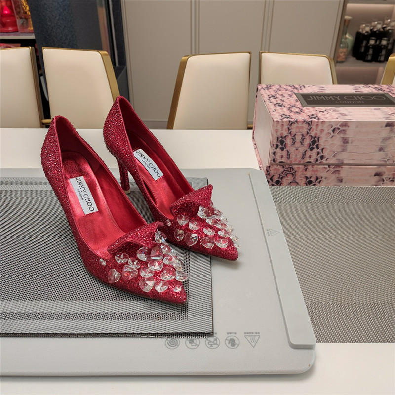 Jimmy Choo crystal shoes best replica shoes website