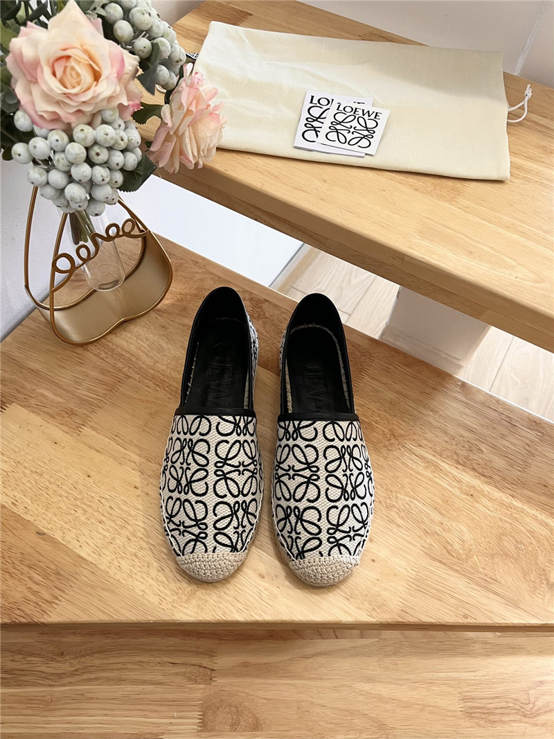Loewe Anagram Espadrille Flat
