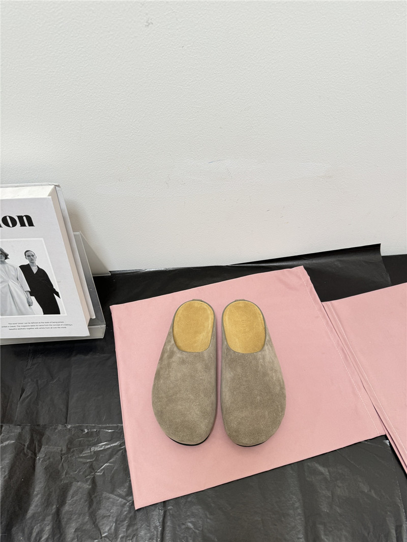 The Row Hugo Suede Mules