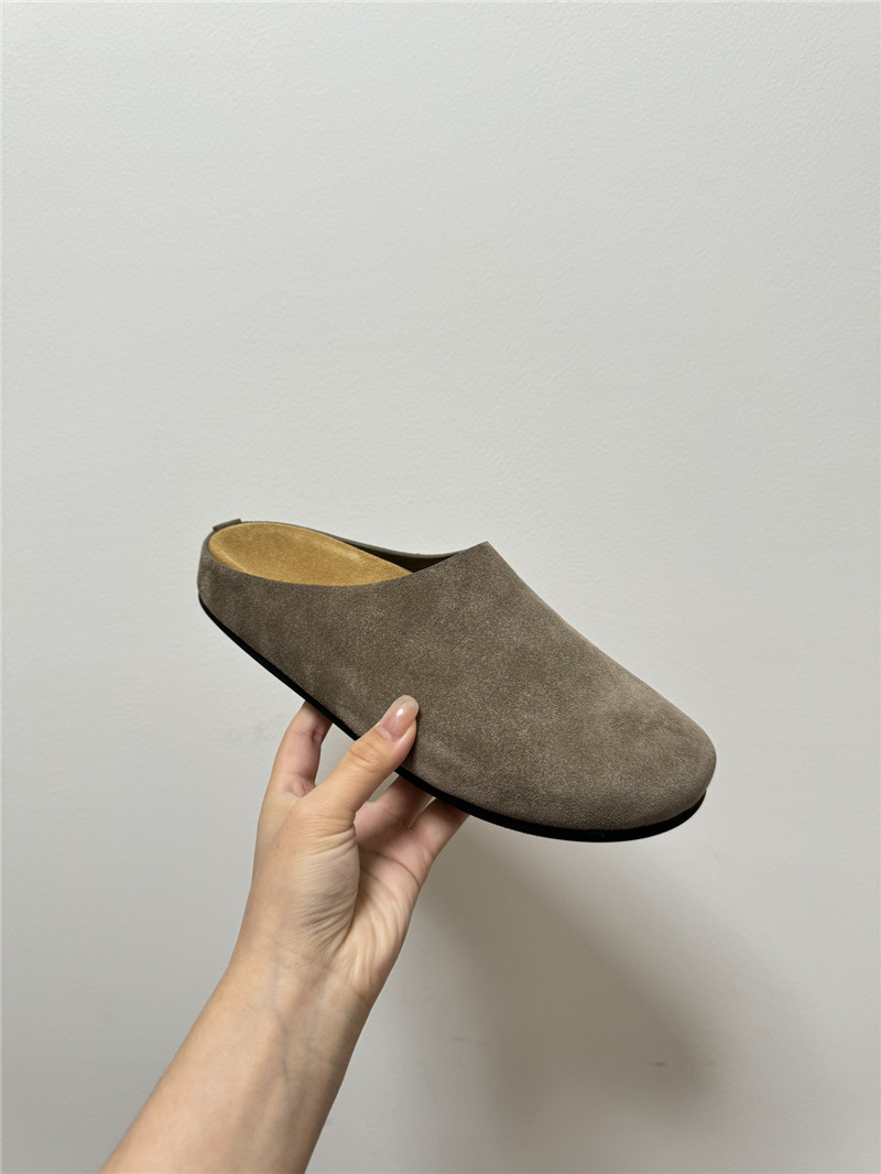 The Row Hugo Suede Mules