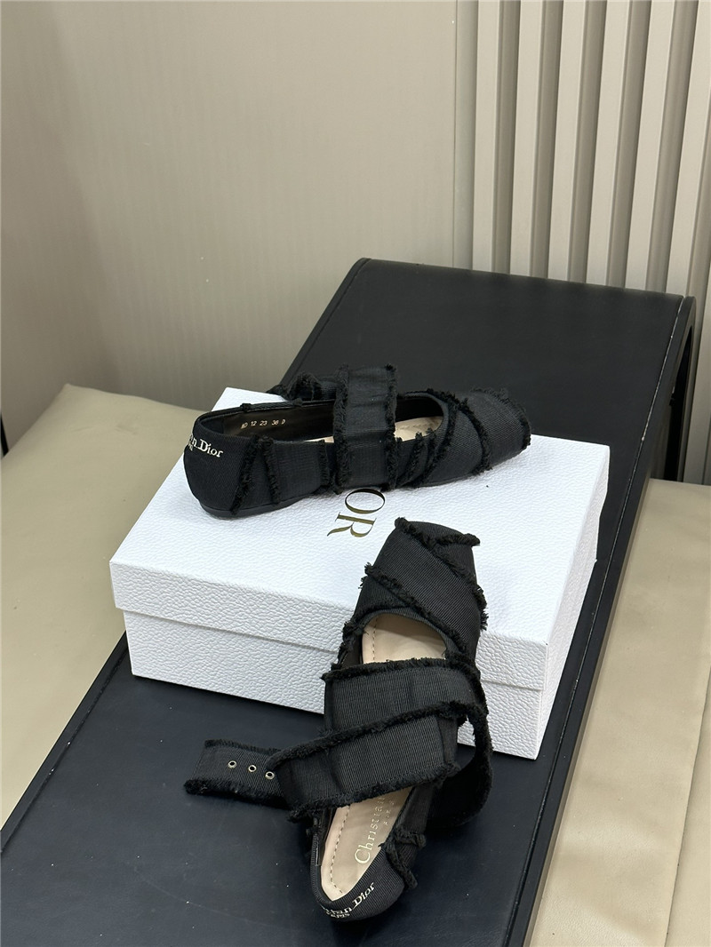 D10r songe ballet flats black