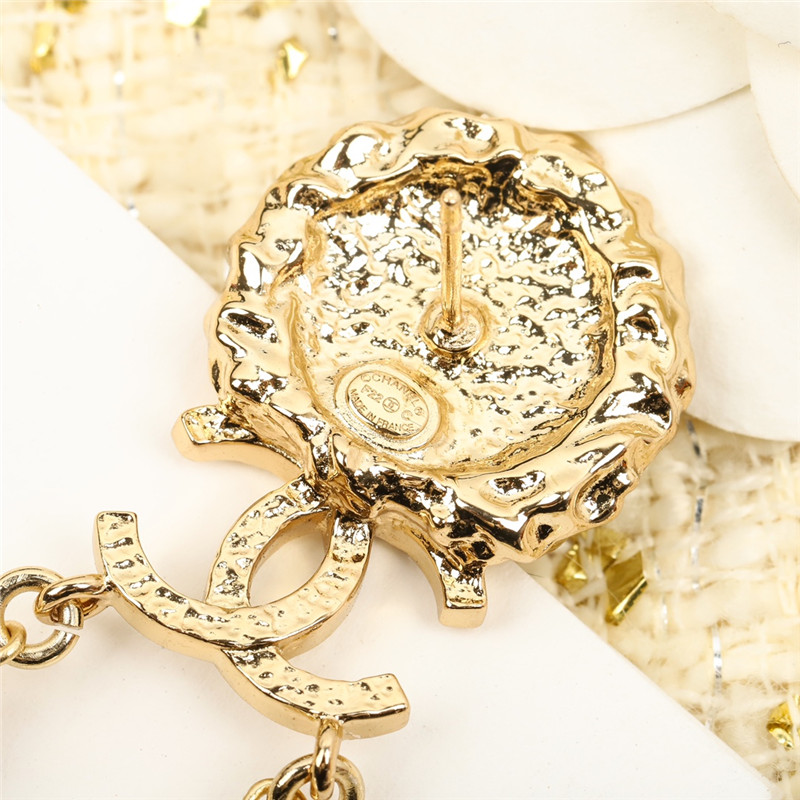 Ch**el tassel pearl earrings