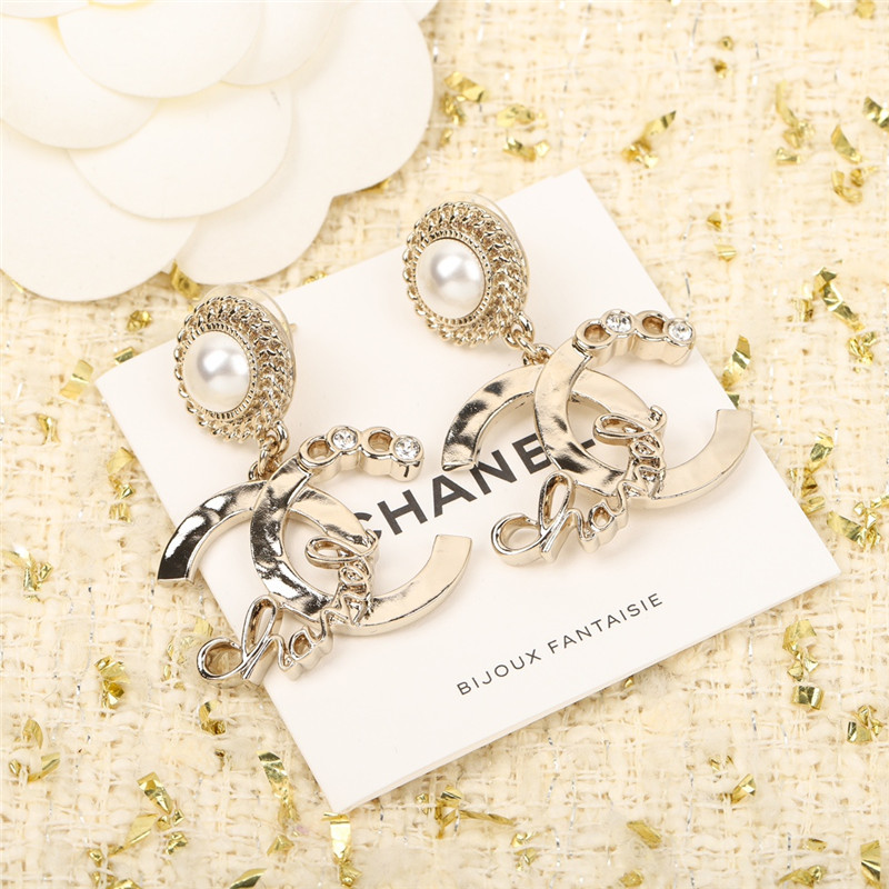 Chanel double C earrings