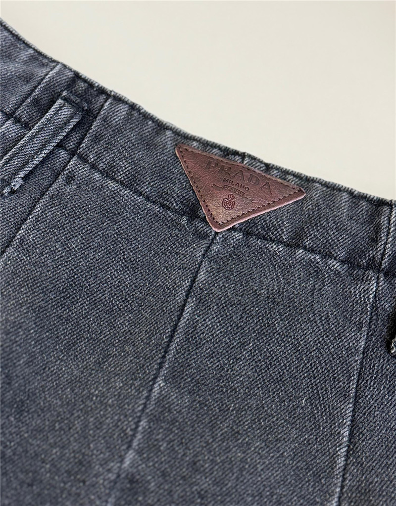 prada denim mini skirt replica clothing