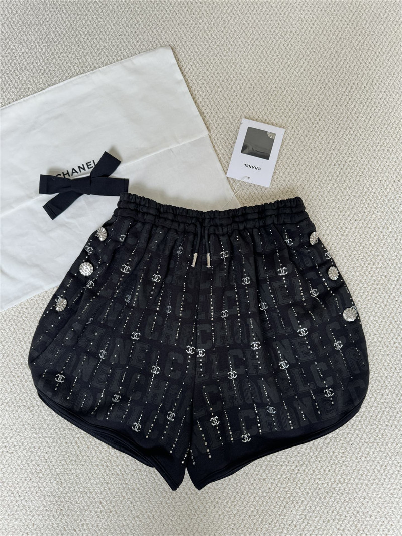 Ch**el studded top + shorts replica clothing sites