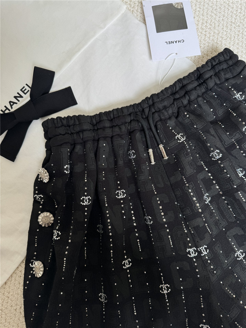 Ch**el studded top + shorts replica clothing sites