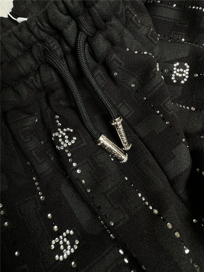 Ch**el studded top + shorts replica clothing sites