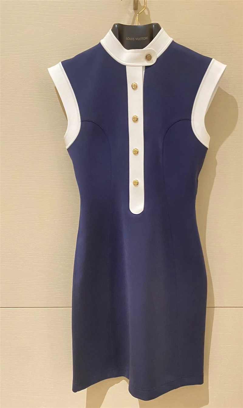 louis vuitton LV summer dress replica clothes