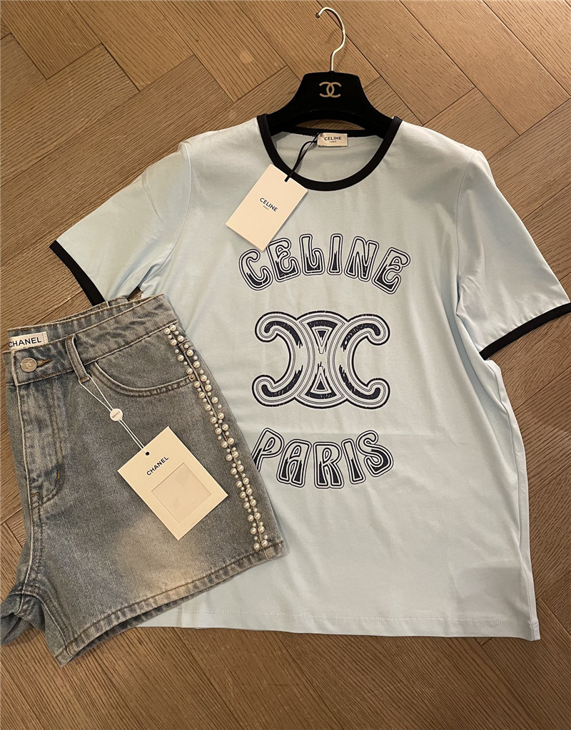 celine Arc de Triomphe short-sleeved T-shirt replica clothes
