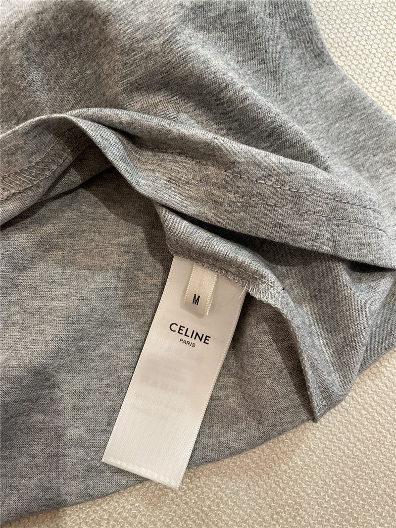 Ce1i*e contrast hem short sleeve replica designer clothes