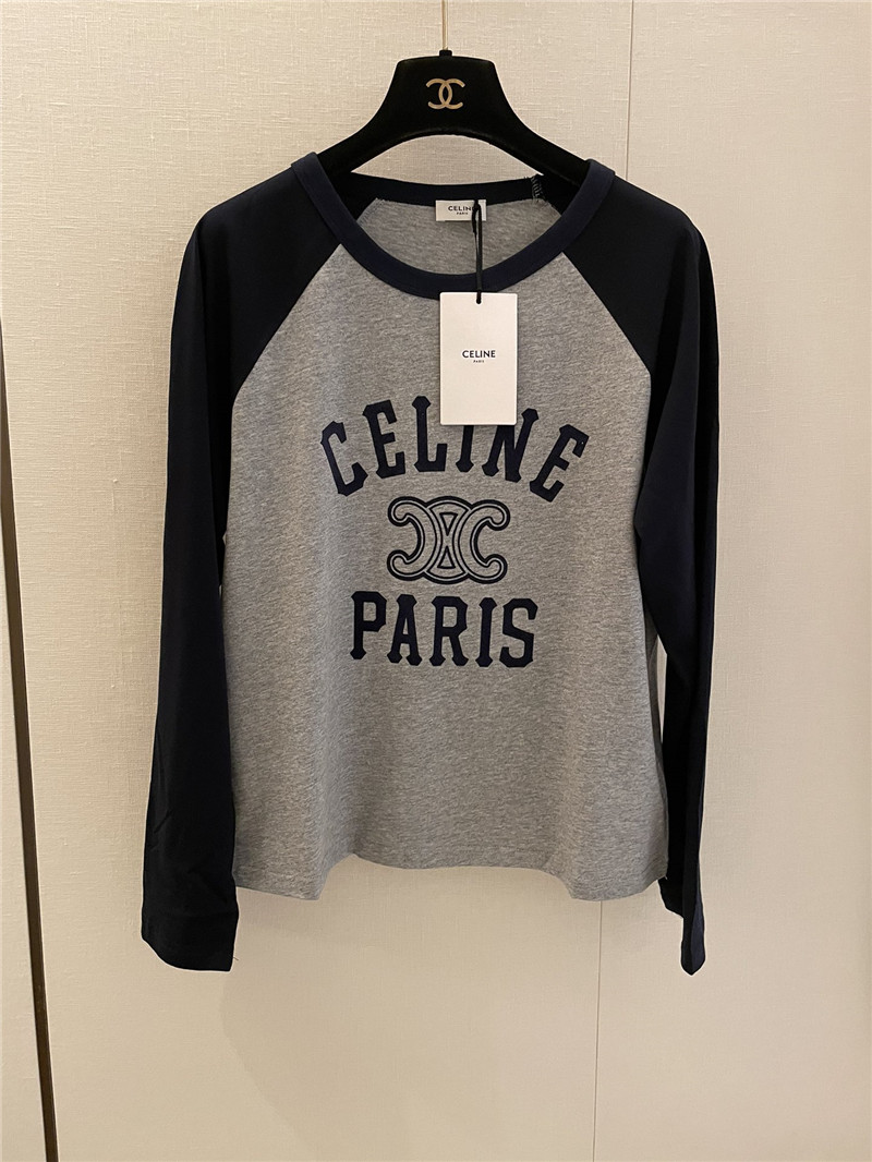 Ce1i*e grey cotton jersey paris t-shirt