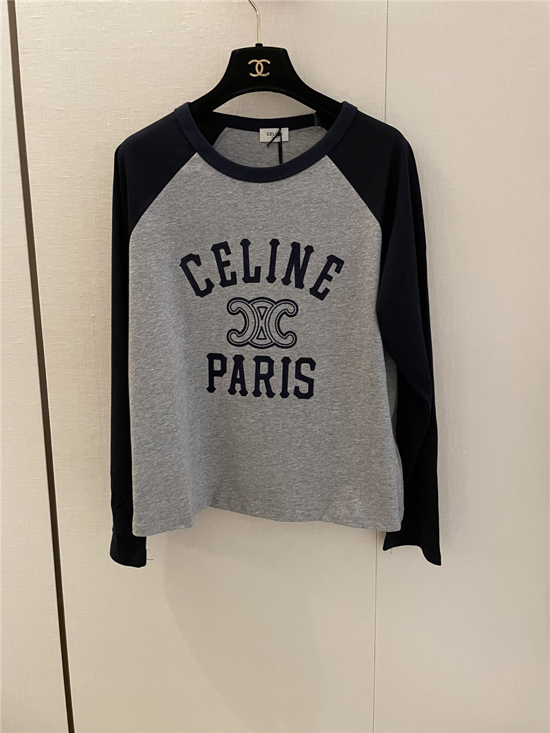 Ce1i*e grey cotton jersey paris t-shirt