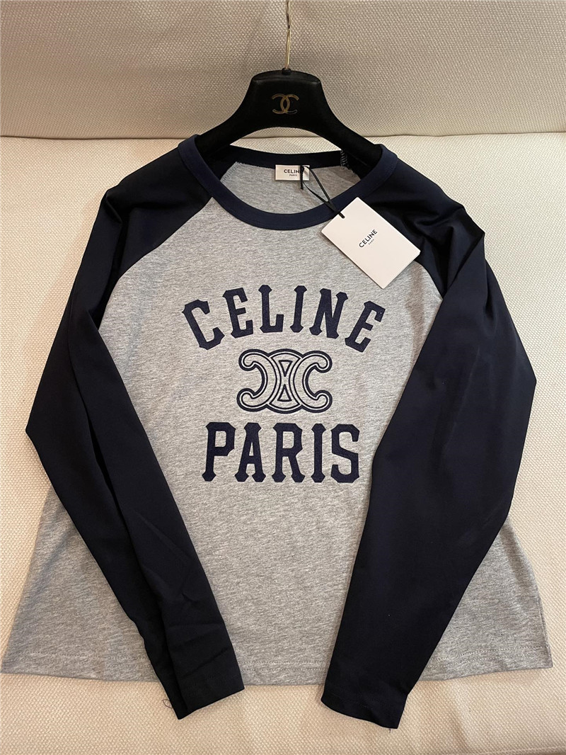 Ce1i*e grey cotton jersey paris t-shirt