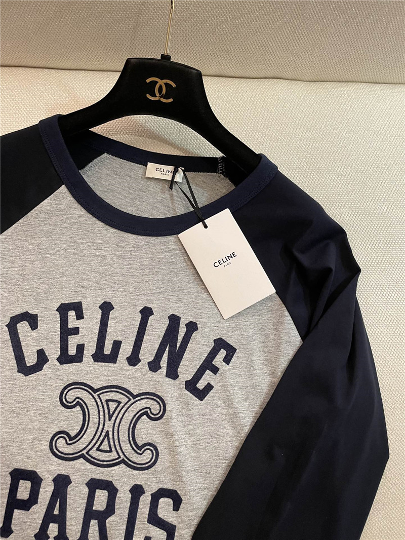 Ce1i*e grey cotton jersey paris t-shirt