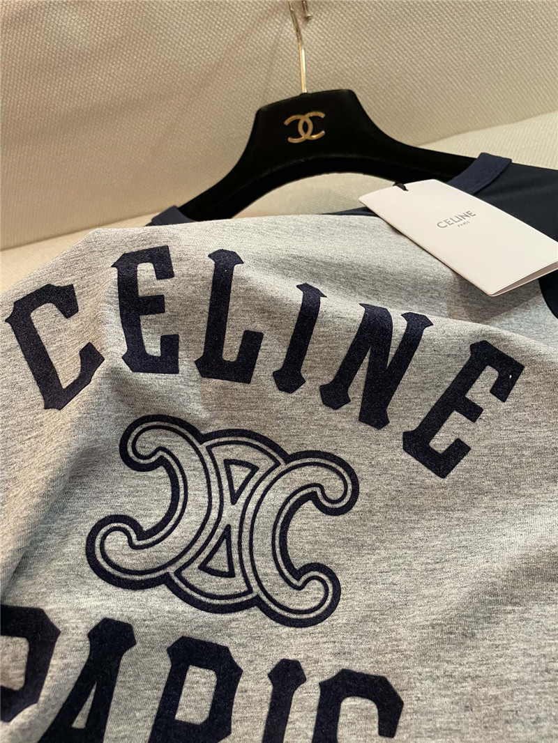 Ce1i*e grey cotton jersey paris t-shirt