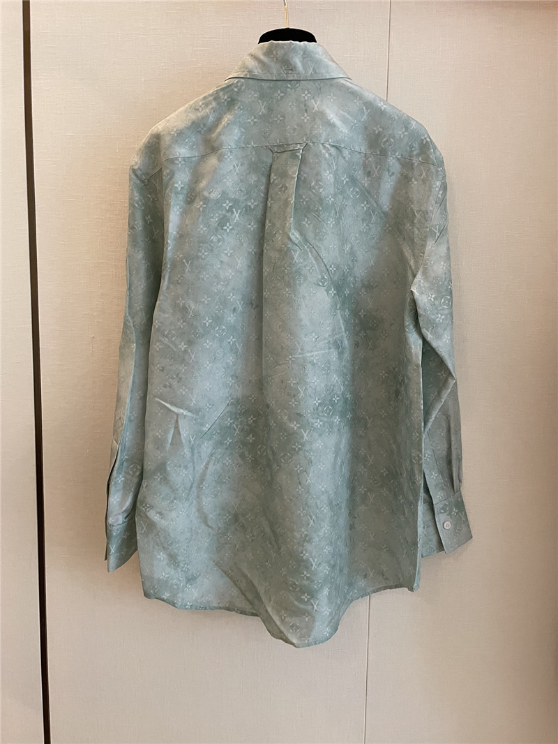 l0vis Vvtt0n lv new jacquard silk shirt replica clothing