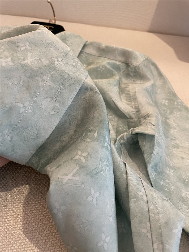 l0vis Vvtt0n lv new jacquard silk shirt replica clothing