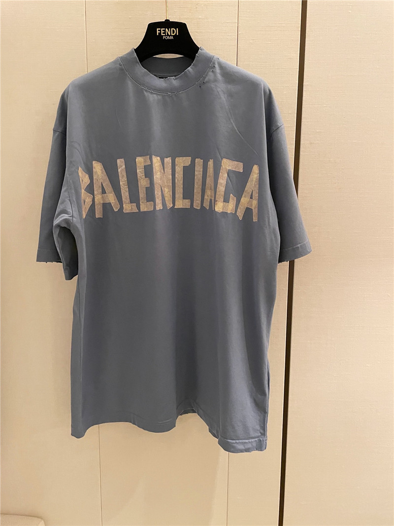 Ba1en*iaga new distressed short sleeve replica clothing sites